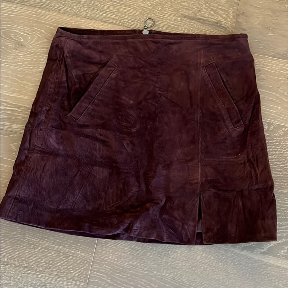 Blank NYC suede skirt